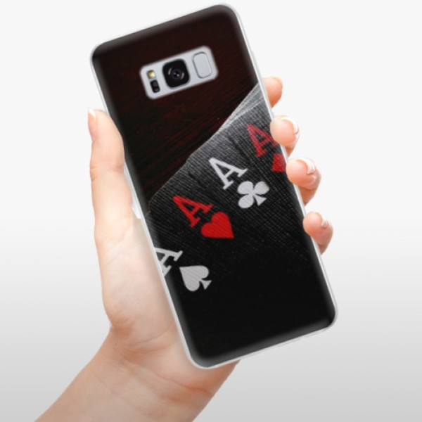 Silikonové pouzdro iSaprio - Samsung Galaxy S8 - Poker