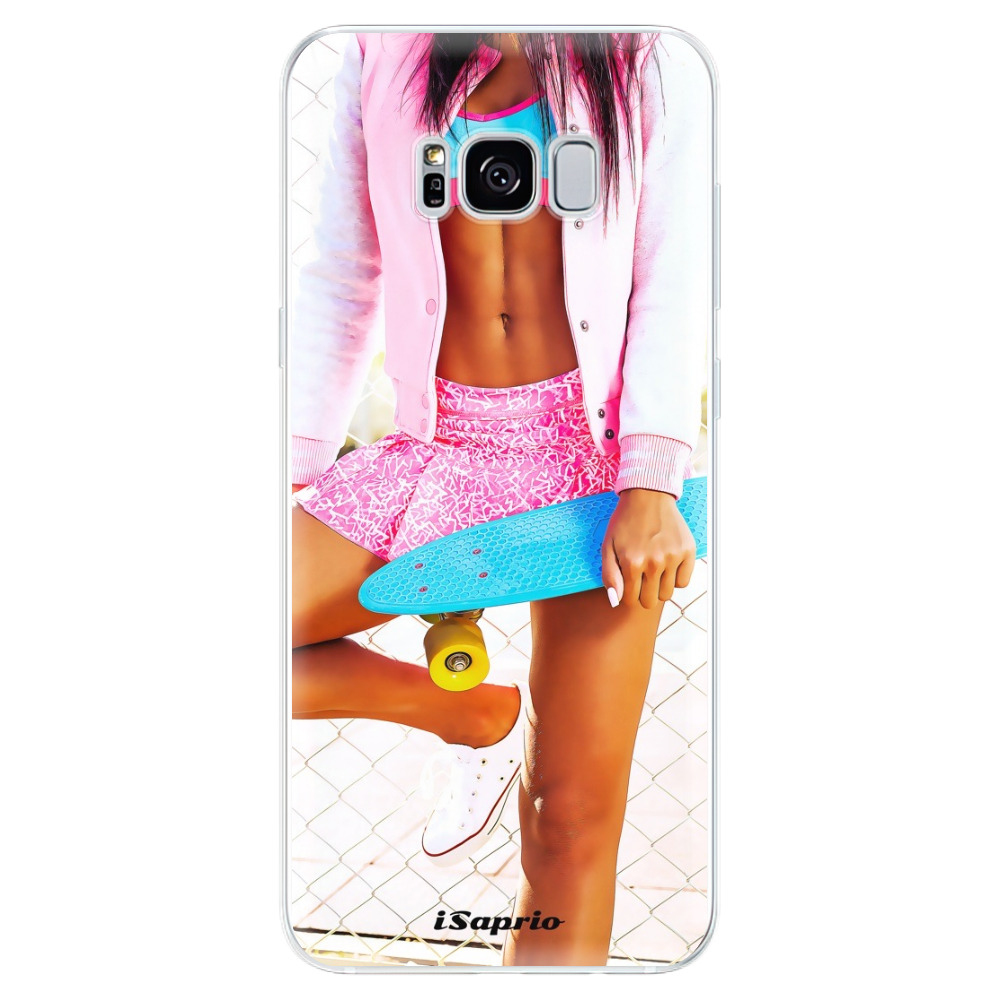 Odolné silikonové pouzdro iSaprio - Skate girl 01 - Samsung Galaxy S8