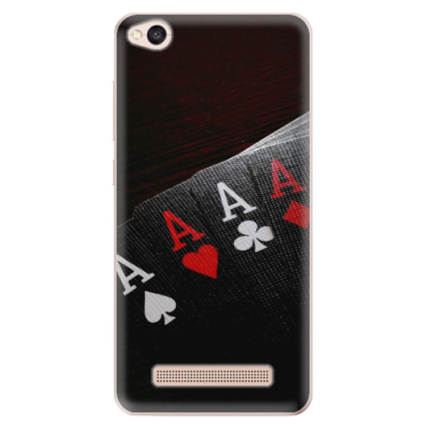 Silikonové odolné pouzdro iSaprio - Poker na mobil Xiaomi Redmi 4A (Silikonový kryt, obal, pouzdro iSaprio - Poker na mobilní telefon Xiaomi Redmi 4A)