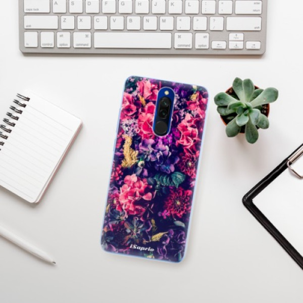 Silikonové pouzdro iSaprio - Xiaomi Redmi 8 - Flowers 10
