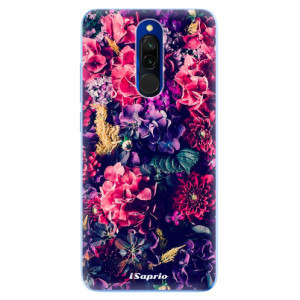 Silikonové pouzdro iSaprio - Xiaomi Redmi 8 - Flowers 10