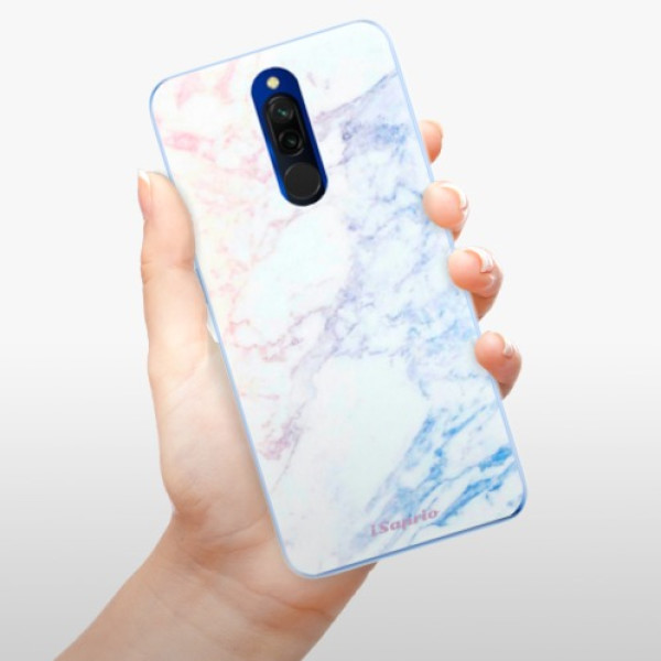 Silikonové pouzdro iSaprio - Xiaomi Redmi 8 - Raibow Marble 10