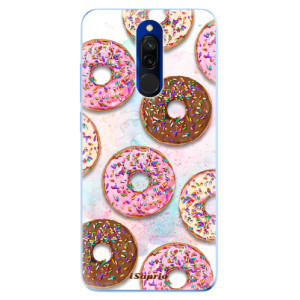 Silikonové pouzdro iSaprio - Xiaomi Redmi 8 - Donuts 11