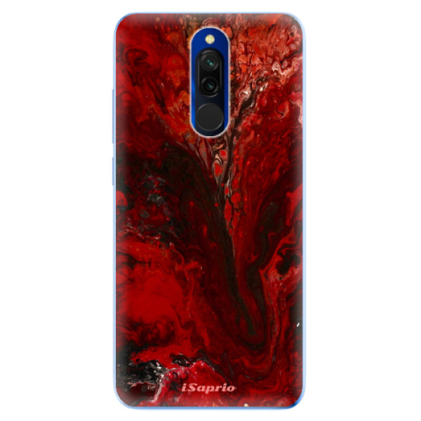 Odolné silikonové pouzdro iSaprio - RedMarble 17 - Xiaomi Redmi 8