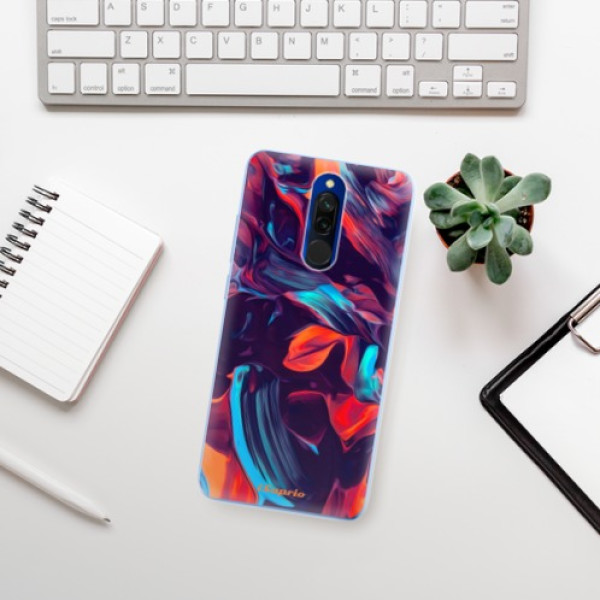 Silikonové pouzdro iSaprio - Xiaomi Redmi 8 - Color Marble 19