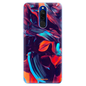 Silikonové pouzdro iSaprio - Xiaomi Redmi 8 - Color Marble 19