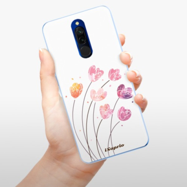 Silikonové pouzdro iSaprio - Xiaomi Redmi 8 - Flowers 14