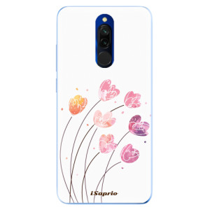 Silikonové pouzdro iSaprio - Xiaomi Redmi 8 - Flowers 14