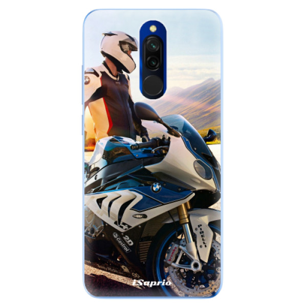 Odolné silikonové pouzdro iSaprio - Motorcycle 10 - Xiaomi Redmi 8