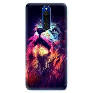 Silikonové pouzdro iSaprio - Xiaomi Redmi 8 - Lion in Colors