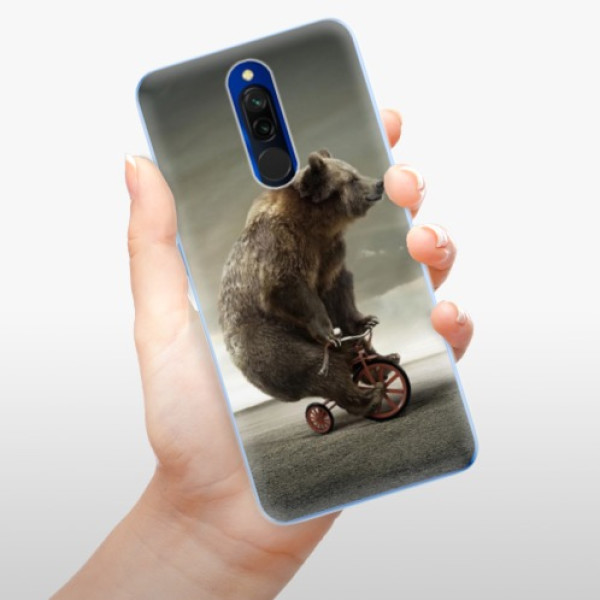 Silikonové pouzdro iSaprio - Xiaomi Redmi 8 - Bear 01