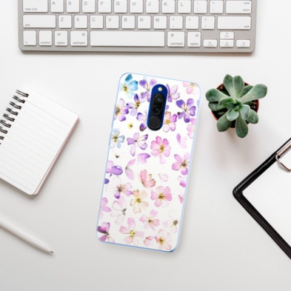 Silikonové pouzdro iSaprio - Xiaomi Redmi 8 - Wildflowers