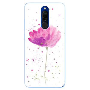 Silikonové pouzdro iSaprio - Xiaomi Redmi 8 - Poppies