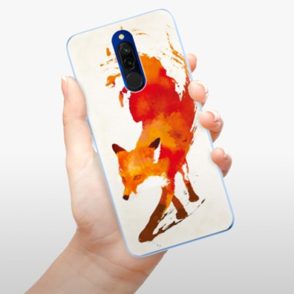 Silikonové pouzdro iSaprio - Xiaomi Redmi 8 - Fast Fox