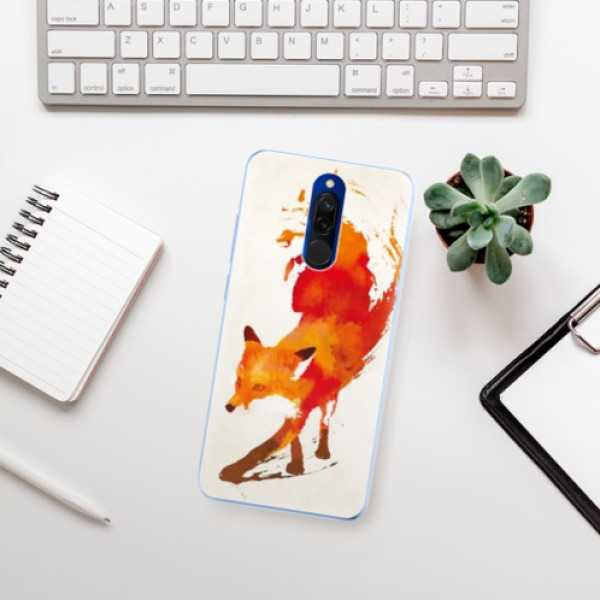 Silikonové pouzdro iSaprio - Xiaomi Redmi 8 - Fast Fox