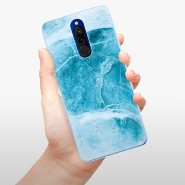 Silikonové pouzdro iSaprio - Xiaomi Redmi 8 - Blue Marble
