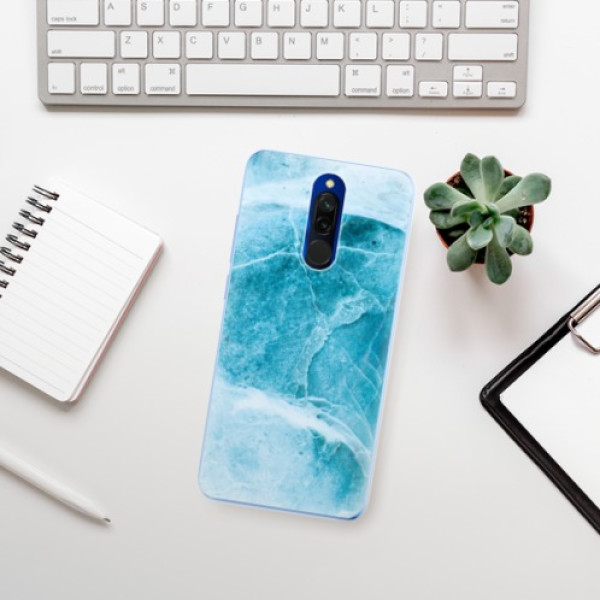 Silikonové pouzdro iSaprio - Xiaomi Redmi 8 - Blue Marble