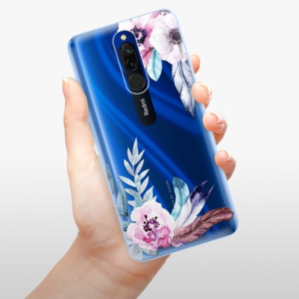 Silikonové pouzdro iSaprio - Xiaomi Redmi 8 - Flower Pattern 04