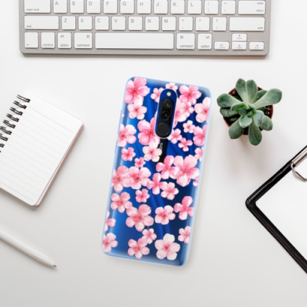 Silikonové pouzdro iSaprio - Xiaomi Redmi 8 - Flower Pattern 05