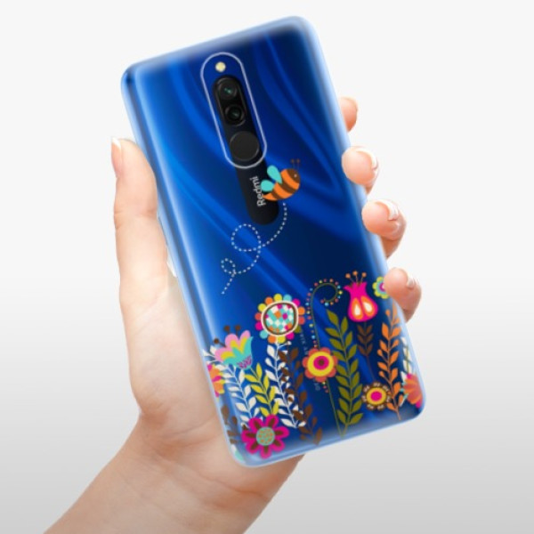 Silikonové pouzdro iSaprio - Xiaomi Redmi 8 - Bee 01
