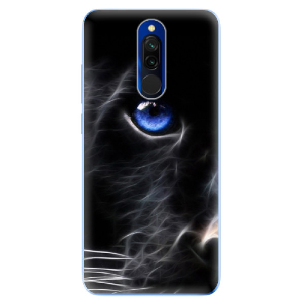 Silikonové odolné pouzdro iSaprio - Black Puma na mobil Xiaomi Redmi 8 (Silikonový kryt, obal, pouzdro iSaprio - Black Puma na mobilní telefon Xiaomi Redmi 8)