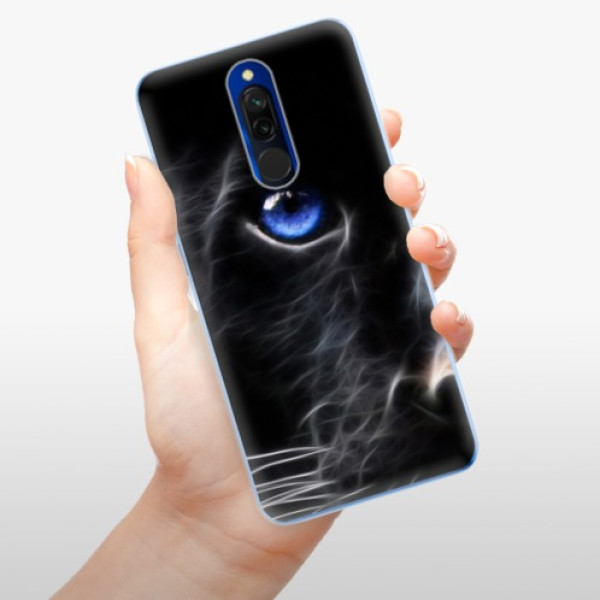 Silikonové pouzdro iSaprio - Xiaomi Redmi 8 - Black Puma