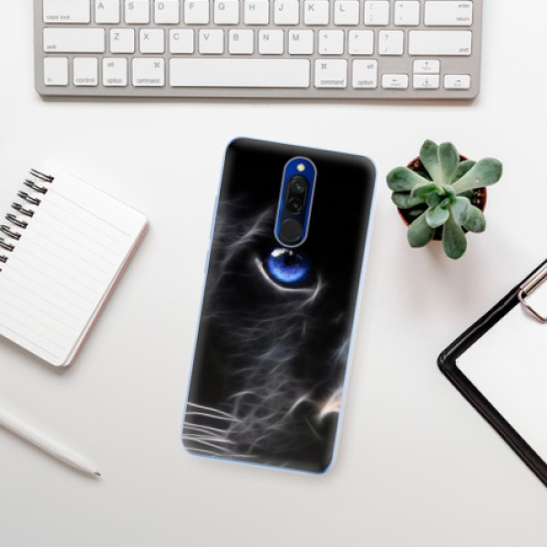 Silikonové pouzdro iSaprio - Xiaomi Redmi 8 - Black Puma