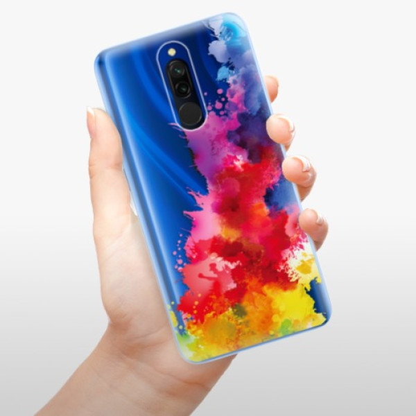 Silikonové pouzdro iSaprio - Xiaomi Redmi 8 - Color Splash 01