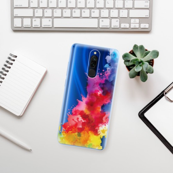 Silikonové pouzdro iSaprio - Xiaomi Redmi 8 - Color Splash 01