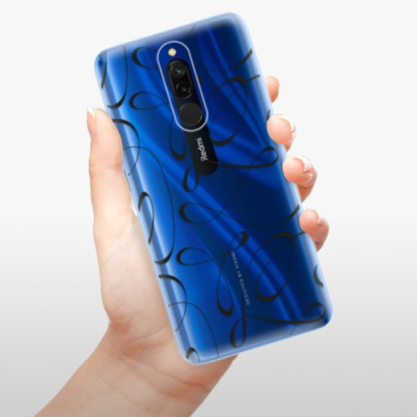 Silikonové pouzdro iSaprio - Xiaomi Redmi 8 - Fancy black