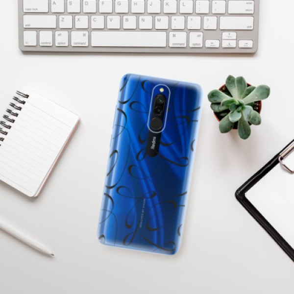 Silikonové pouzdro iSaprio - Xiaomi Redmi 8 - Fancy black