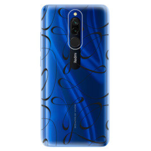 Silikonové pouzdro iSaprio - Xiaomi Redmi 8 - Fancy black
