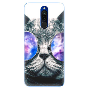 Silikonové pouzdro iSaprio - Xiaomi Redmi 8 - Galaxy Cat