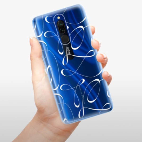 Silikonové pouzdro iSaprio - Xiaomi Redmi 8 - Fancy white