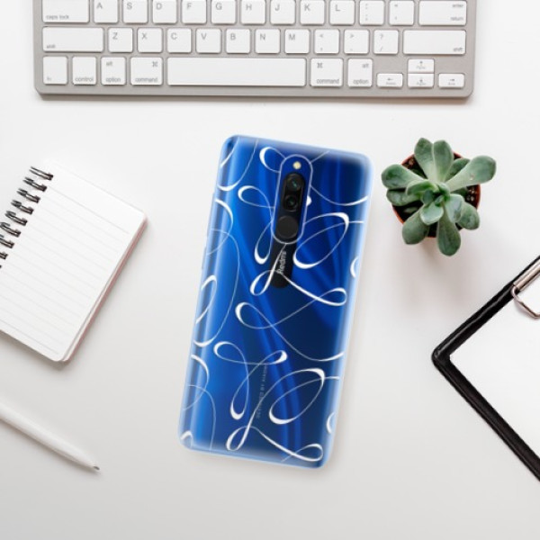 Silikonové pouzdro iSaprio - Xiaomi Redmi 8 - Fancy white