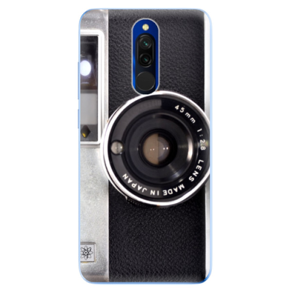 Silikonové odolné pouzdro iSaprio - Vintage Camera 01 na mobil Xiaomi Redmi 8 (Silikonový kryt, obal, pouzdro iSaprio - Vintage Camera 01 na mobilní telefon Xiaomi Redmi 8)