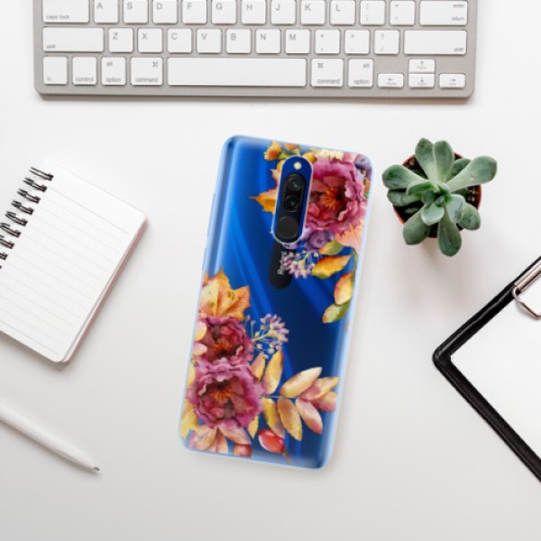 Silikonové pouzdro iSaprio - Xiaomi Redmi 8 - Fall Flowers