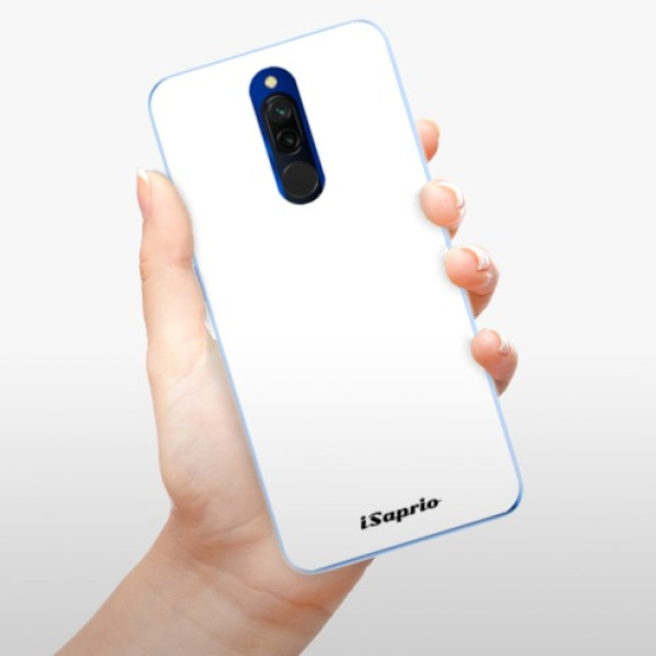 Silikonové pouzdro iSaprio - Xiaomi Redmi 8 - 4Pure bílé