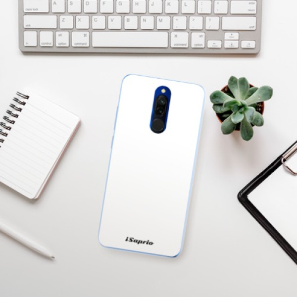 Silikonové pouzdro iSaprio - Xiaomi Redmi 8 - 4Pure bílé