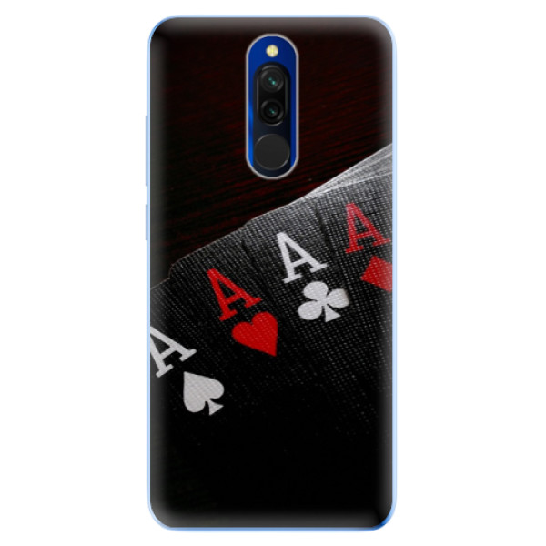 Silikonové odolné pouzdro iSaprio - Poker na mobil Xiaomi Redmi 8 (Silikonový kryt, obal, pouzdro iSaprio - Poker na mobilní telefon Xiaomi Redmi 8)