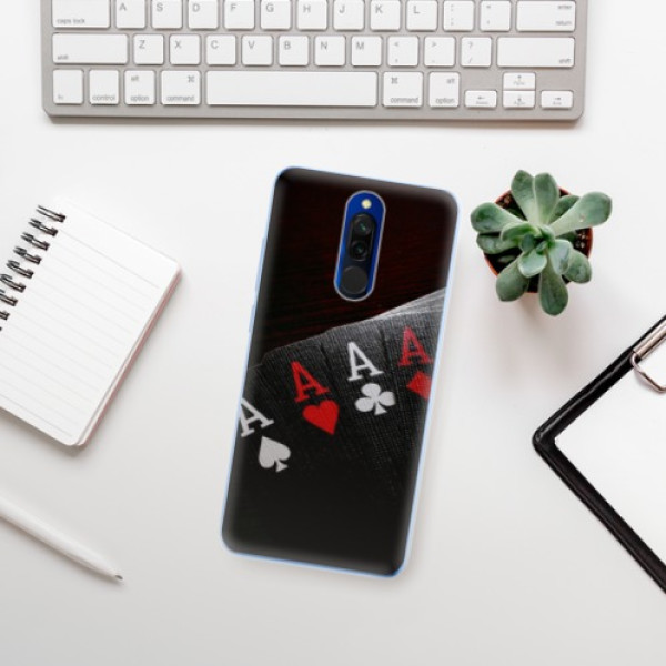 Silikonové pouzdro iSaprio - Xiaomi Redmi 8 - Poker
