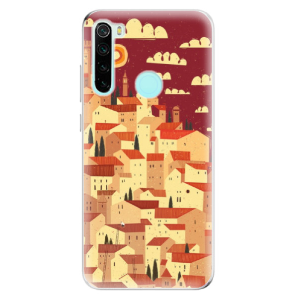 Odolné silikonové pouzdro iSaprio - Mountain City - Xiaomi Redmi Note 8