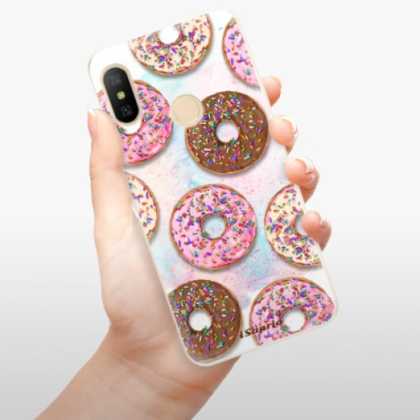 Silikonové pouzdro iSaprio - Xiaomi Mi A2 Lite - Donuts 11