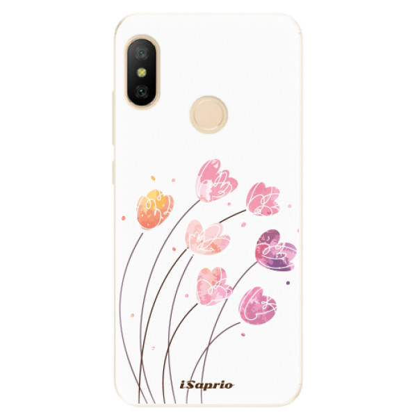 Silikonové odolné pouzdro iSaprio - Flowers 14 na mobil Xiaomi Mi A2 Lite (Silikonový kryt, obal, pouzdro iSaprio - Flowers 14 na mobilní telefon Xiaomi Mi A2 Lite)