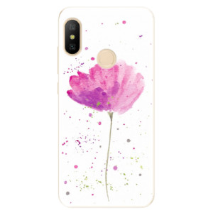 Silikonové pouzdro iSaprio - Xiaomi Mi A2 Lite - Poppies