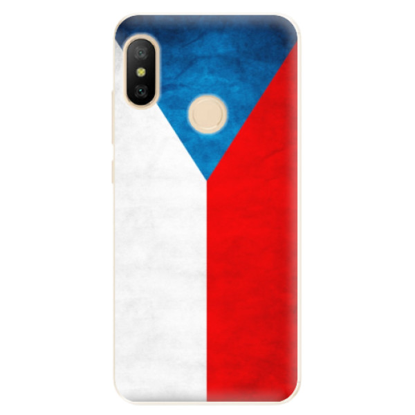 Silikonové odolné pouzdro iSaprio - Czech Flag na mobil Xiaomi Mi A2 Lite (Silikonový kryt, obal, pouzdro iSaprio - Czech Flag na mobilní telefon Xiaomi Mi A2 Lite)