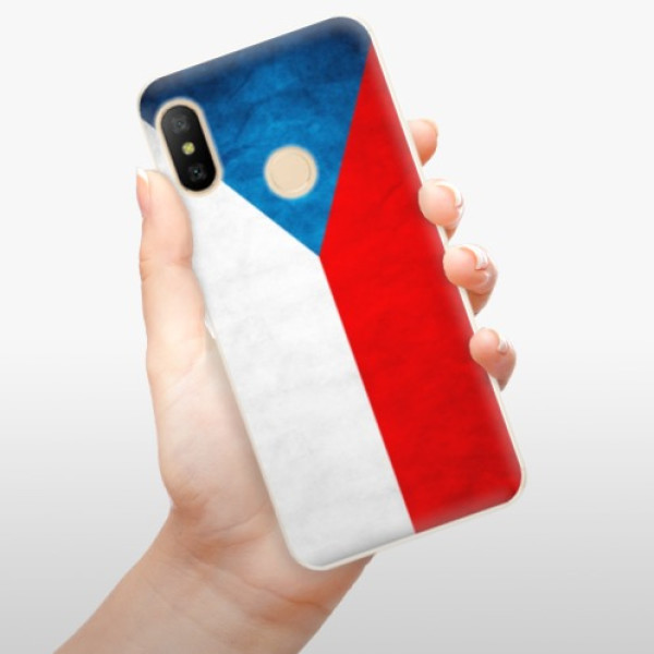 Silikonové pouzdro iSaprio - Xiaomi Mi A2 Lite - Czech Flag
