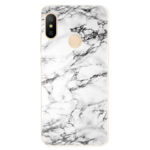 Silikonové pouzdro iSaprio - Xiaomi Mi A2 Lite - White Marble 01