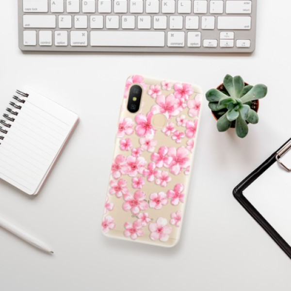 Silikonové pouzdro iSaprio - Xiaomi Mi A2 Lite - Flower Pattern 05