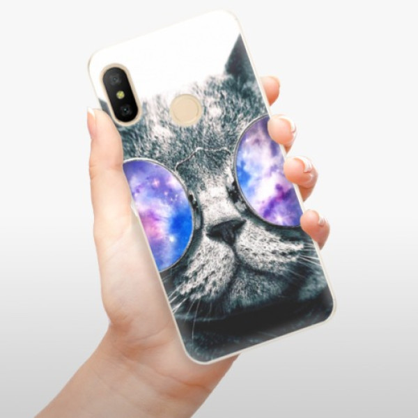 Silikonové pouzdro iSaprio - Xiaomi Mi A2 Lite - Galaxy Cat